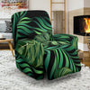 Green Fresh Tropical Palm Leaves Recliner Slipcover-JORJUNE.COM