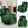 Green Fresh Tropical Palm Leaves Recliner Slipcover-JORJUNE.COM