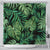 Green Fresh Tropical Palm Leaves Shower Curtain