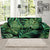 Green Fresh Tropical Palm Leaves Sofa Slipcover-JORJUNE.COM