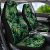 Green Fresh Tropical Palm Leaves Universal Fit Car Seat Covers