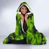 Green Kelly Camo Print Hooded Blanket-JORJUNE.COM