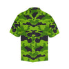 Green Kelly Camo Print Men Hawaiian Shirt