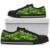 Green Kelly Camo Print Men Low Top Shoes