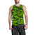 Green Kelly Camo Print Men Tank Top