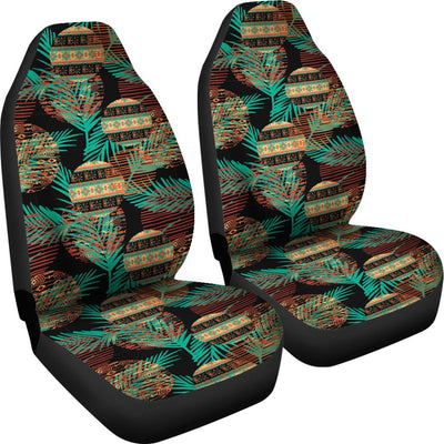 Green Leaf Tribal Pattern Universal Fit Car Seat Covers