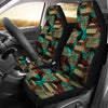 Green Leaf Tribal Pattern Universal Fit Car Seat Covers