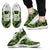 Green Neon Tropical Palm Leaves Men Sneakers