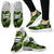 Green Neon Tropical Palm Leaves Mesh Knit Sneakers Shoes