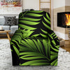 Green Neon Tropical Palm Leaves Recliner Slipcover-JORJUNE.COM