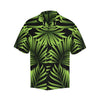 Green Neon Tropical Palm Men Hawaiian Shirt