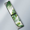 Green Pattern Tropical Palm Leaves Car Sun Shade-JorJune