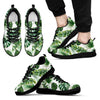 Green Pattern Tropical Palm Leaves Men Sneakers
