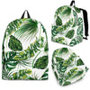 Green Pattern Tropical Palm Leaves Premium Backpack