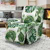 Green Pattern Tropical Palm Leaves Recliner Slipcover-JORJUNE.COM