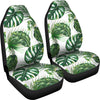 Green Pattern Tropical Palm Leaves Universal Fit Car Seat Covers