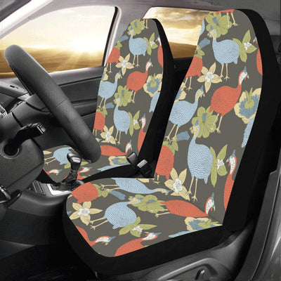 Guinea Fowl Pattern Print Design 02 Car Seat Covers (Set of 2)-JORJUNE.COM
