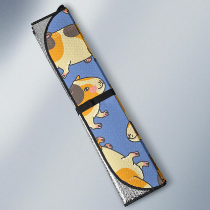 Guinea Pig Pattern Print Design 01 Car Sun Shade-JORJUNE.COM