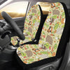 Guinea Pig Pattern Print Design 02 Car Seat Covers (Set of 2)-JORJUNE.COM