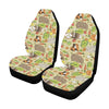 Guinea Pig Pattern Print Design 02 Car Seat Covers (Set of 2)-JORJUNE.COM