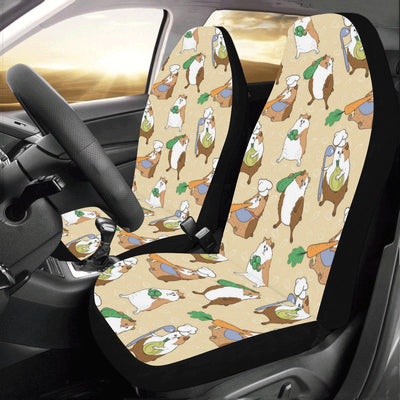 Guinea Pig Pattern Print Design 03 Car Seat Covers (Set of 2)-JORJUNE.COM