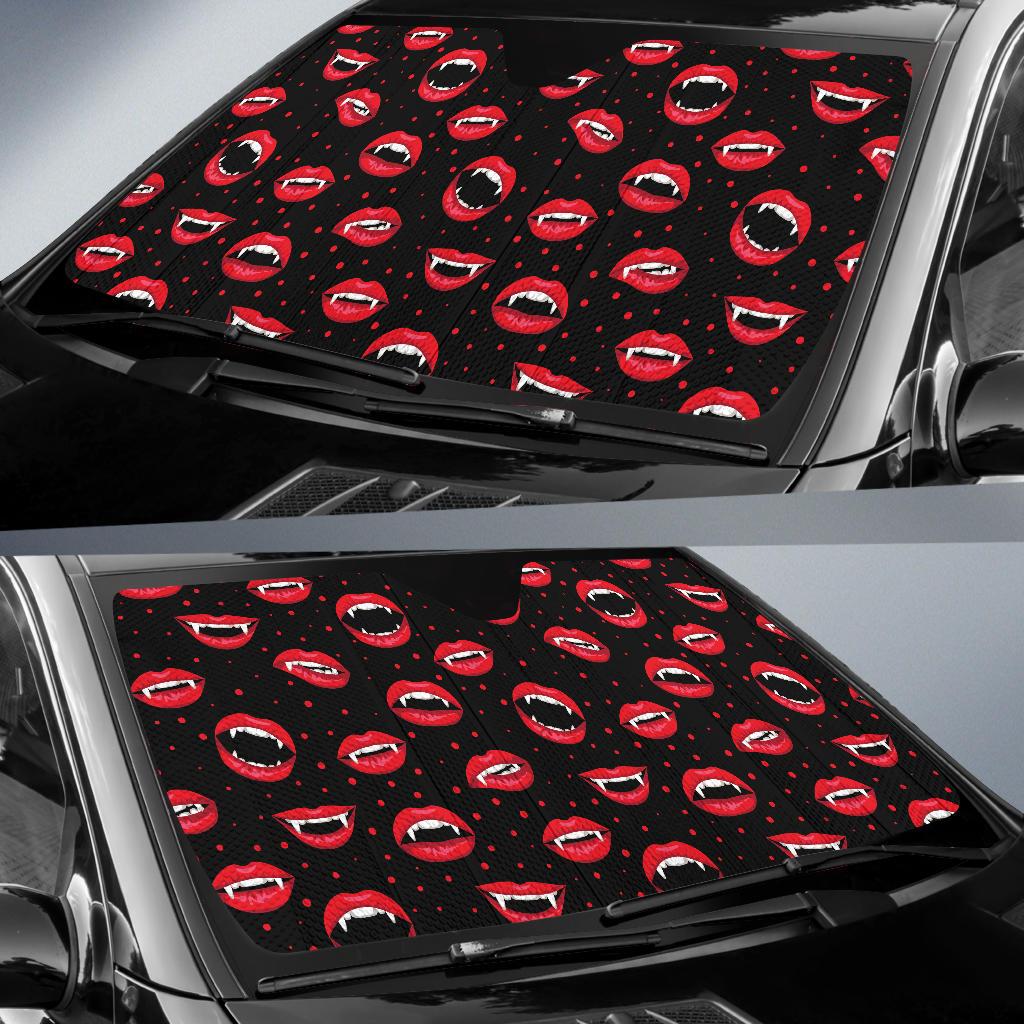 Halloween Pattern Print Design 01 Car Sun Shade-JORJUNE.COM