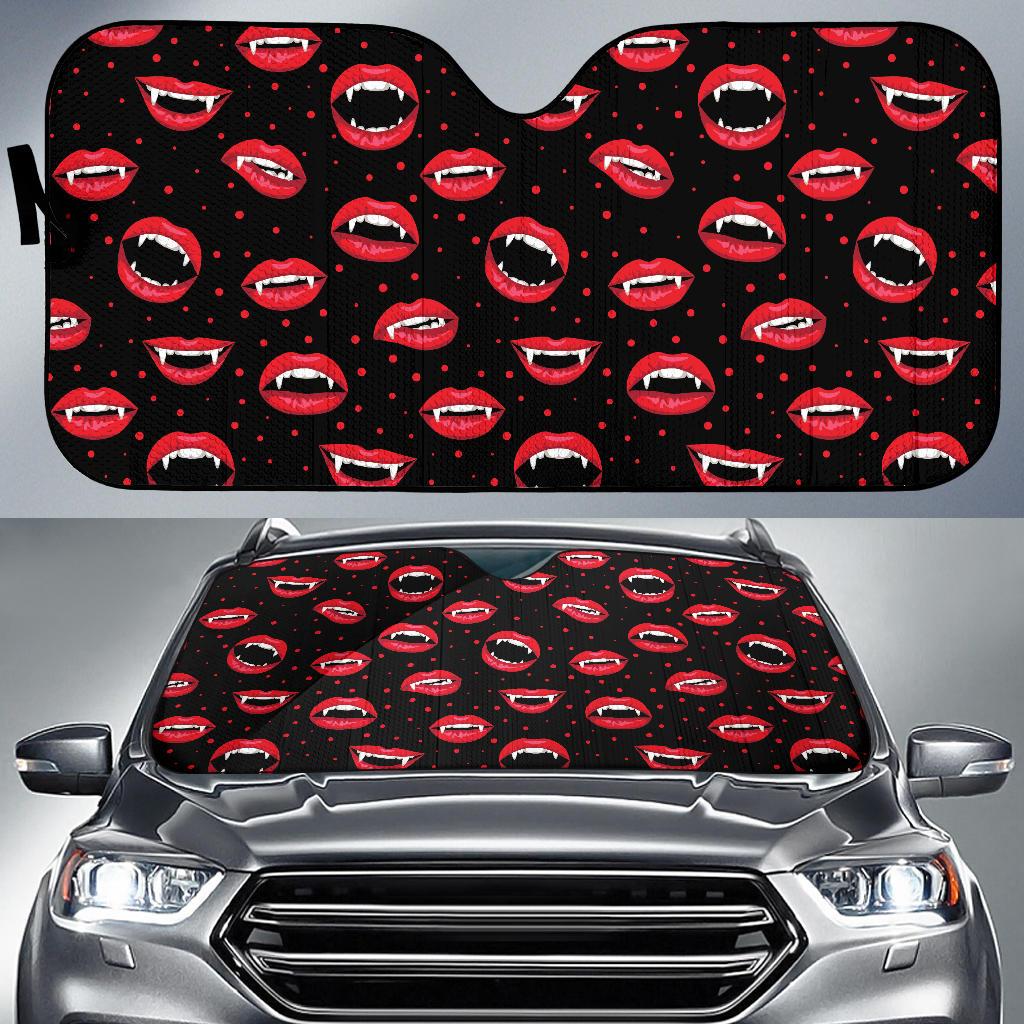 Halloween Pattern Print Design 01 Car Sun Shade-JORJUNE.COM