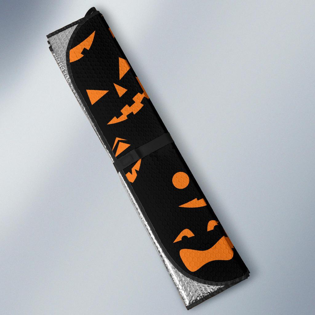 Halloween Pattern Print Design 02 Car Sun Shade-JORJUNE.COM
