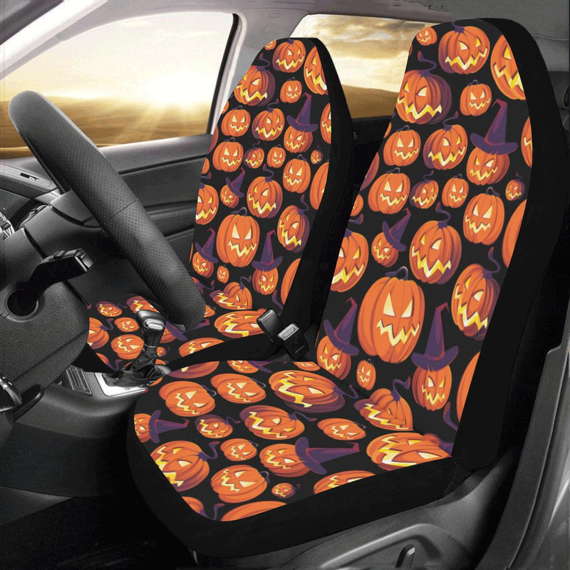 Halloween Pattern Print Design 04 Car Seat Covers (Set of 2)-JORJUNE.COM