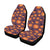 Halloween Pumpkin Pattern Print Design 03 Car Seat Covers (Set of 2)-JORJUNE.COM