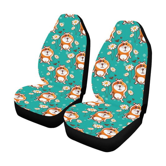 Hamster Pattern Print Design 01 Car Seat Covers (Set of 2)-JORJUNE.COM