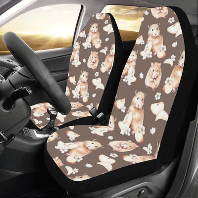 Hamster Pattern Print Design 03 Car Seat Covers (Set of 2)-JORJUNE.COM