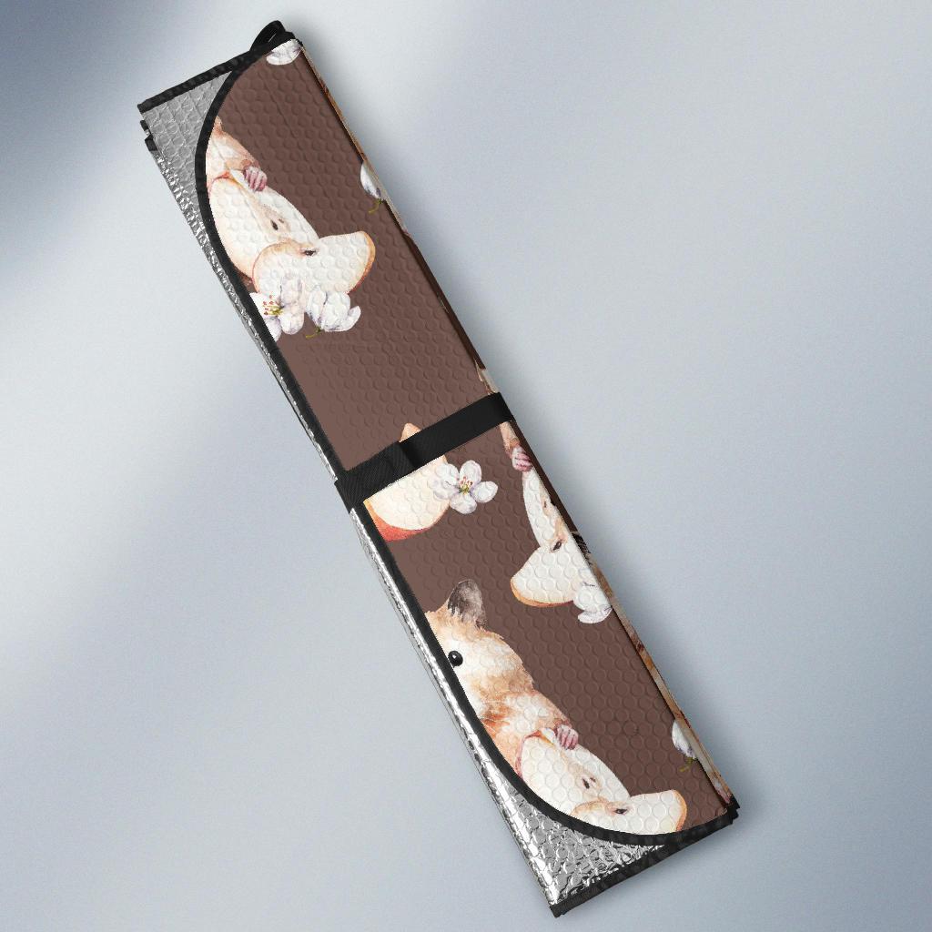 Hamster Pattern Print Design 03 Car Sun Shade-JORJUNE.COM