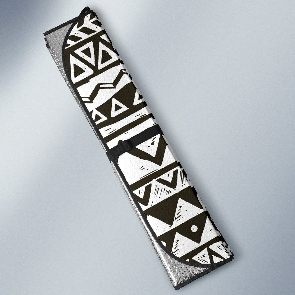 Hand Draw Tribal Aztec Car Sun Shade-JorJune