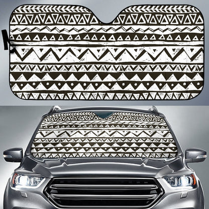Hand Draw Tribal Aztec Car Sun Shade-JorJune