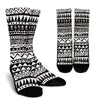 Hand draw Tribal Aztec Crew Socks