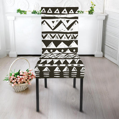 Hand draw Tribal Aztec Dining Chair Slipcover-JORJUNE.COM