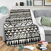 Hand Draw Tribal Aztec Fleece Blanket