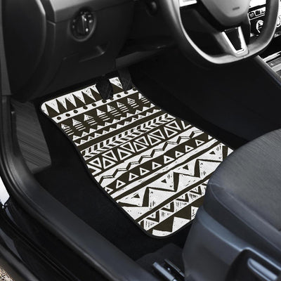 Hand draw Tribal Aztec Front and Back Car Floor Mats