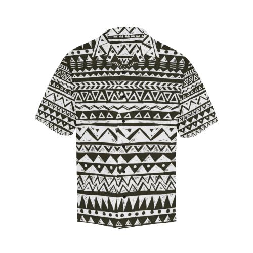 Hand draw Tribal Aztec Men Hawaiian Shirt