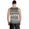 Hand draw Tribal Aztec Men Tank Top