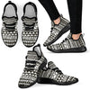 Hand Draw Tribal Aztec Mesh Knit Sneakers Shoes