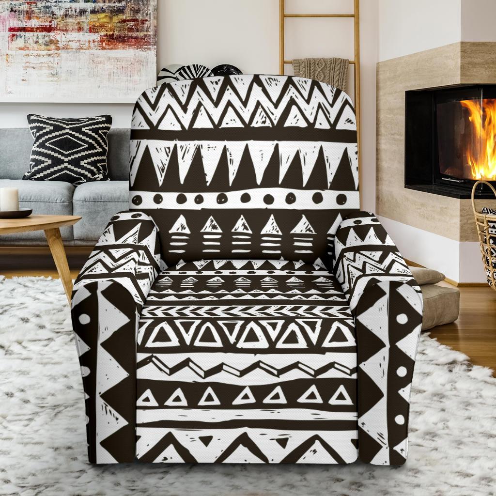 Hand draw Tribal Aztec Recliner Slipcover-JORJUNE.COM