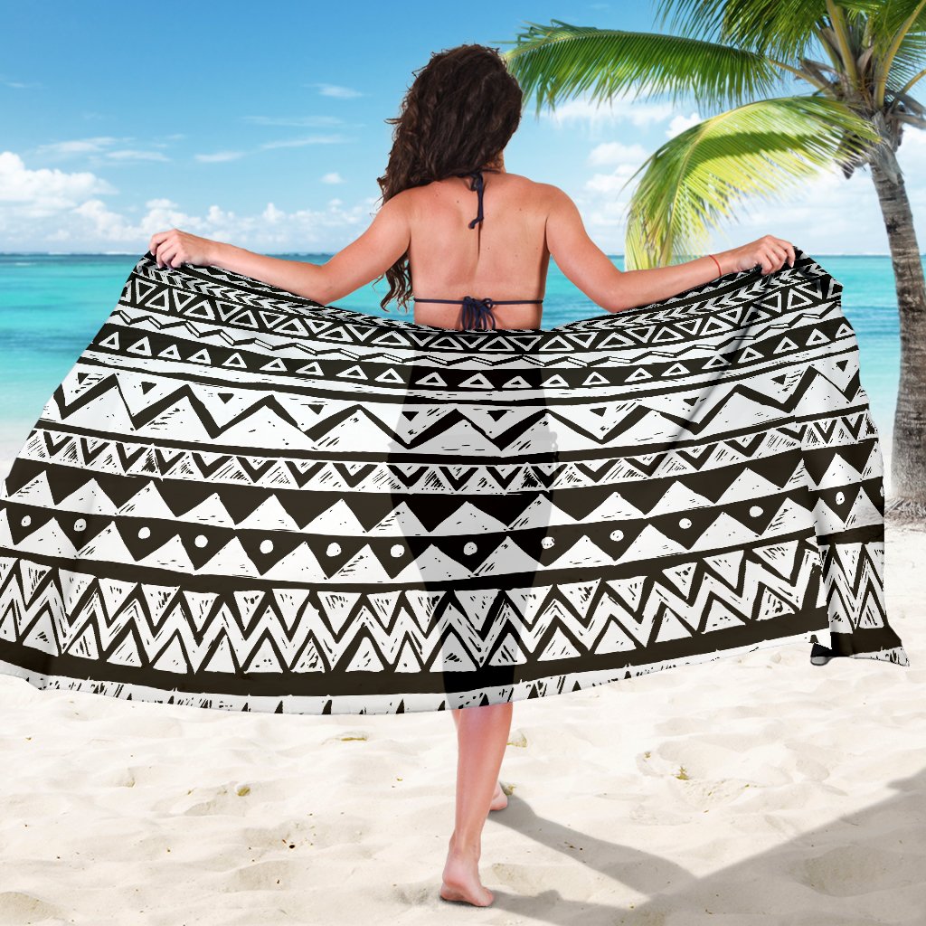 Hand draw Tribal Aztec Sarong Pareo Wrap
