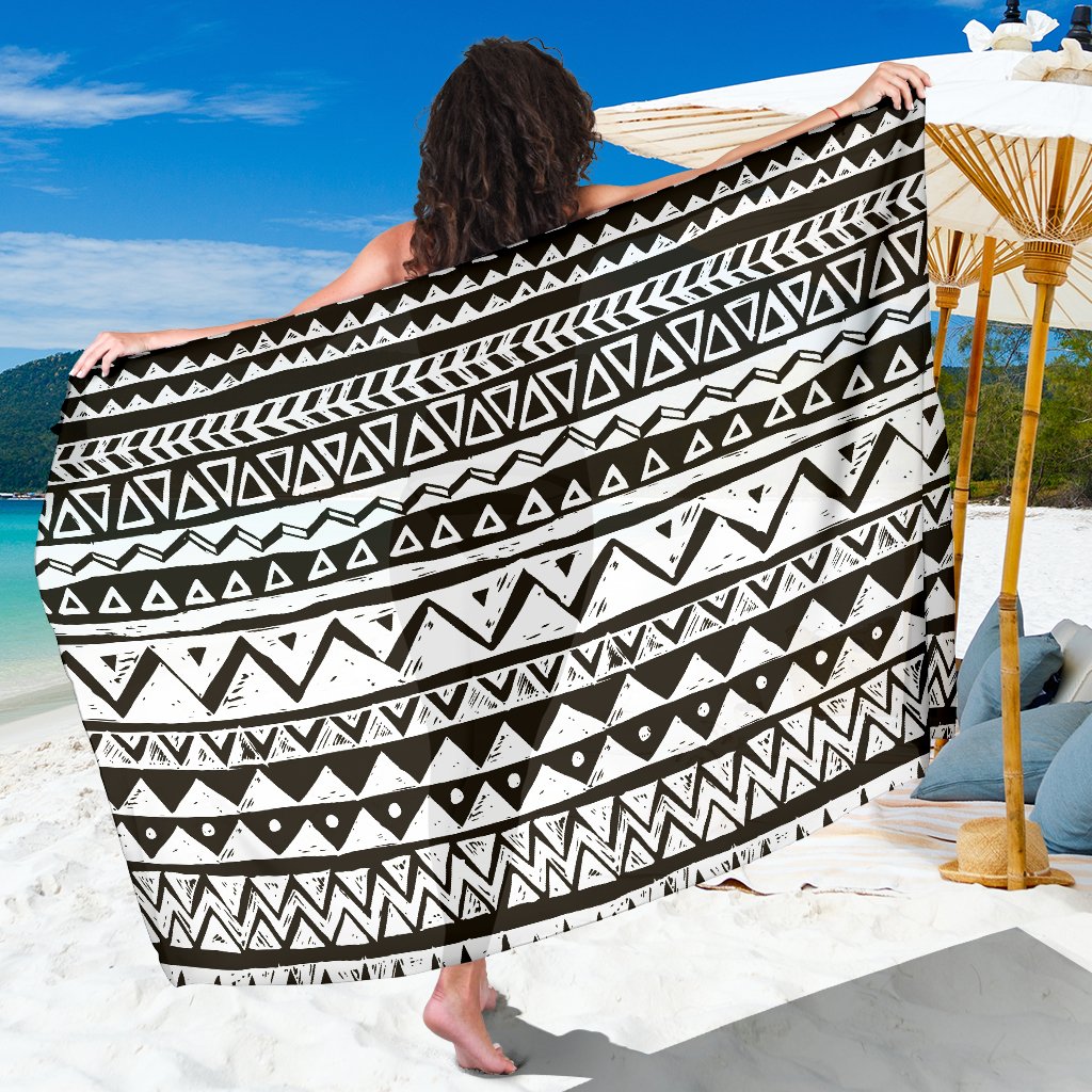 Hand draw Tribal Aztec Sarong Pareo Wrap