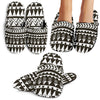 Hand Draw Tribal Aztec Slippers