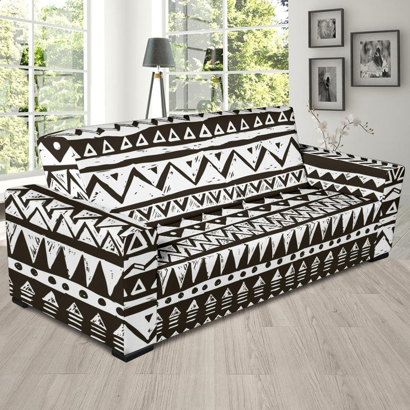 Hand draw Tribal Aztec Sofa Slipcover-JORJUNE.COM