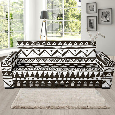 Hand draw Tribal Aztec Sofa Slipcover-JORJUNE.COM