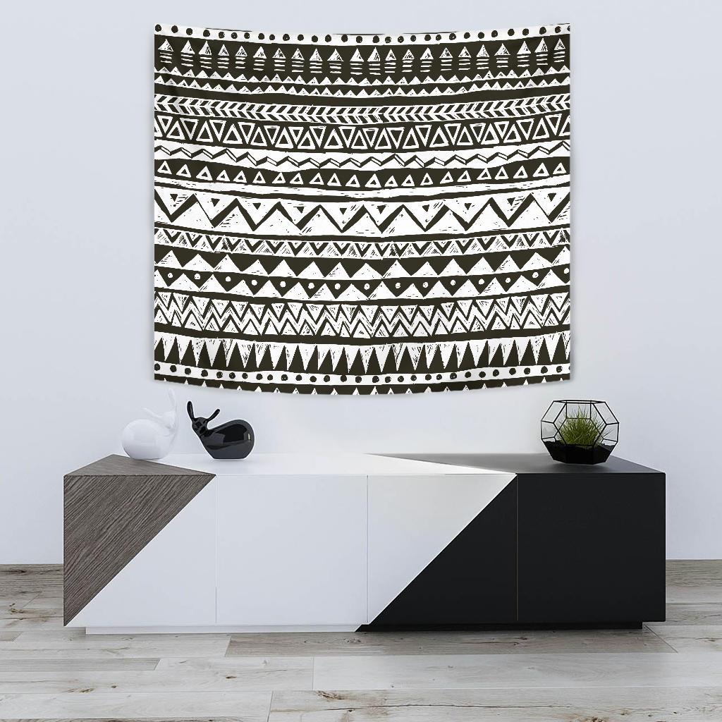 Hand draw Tribal Aztec Tapestry