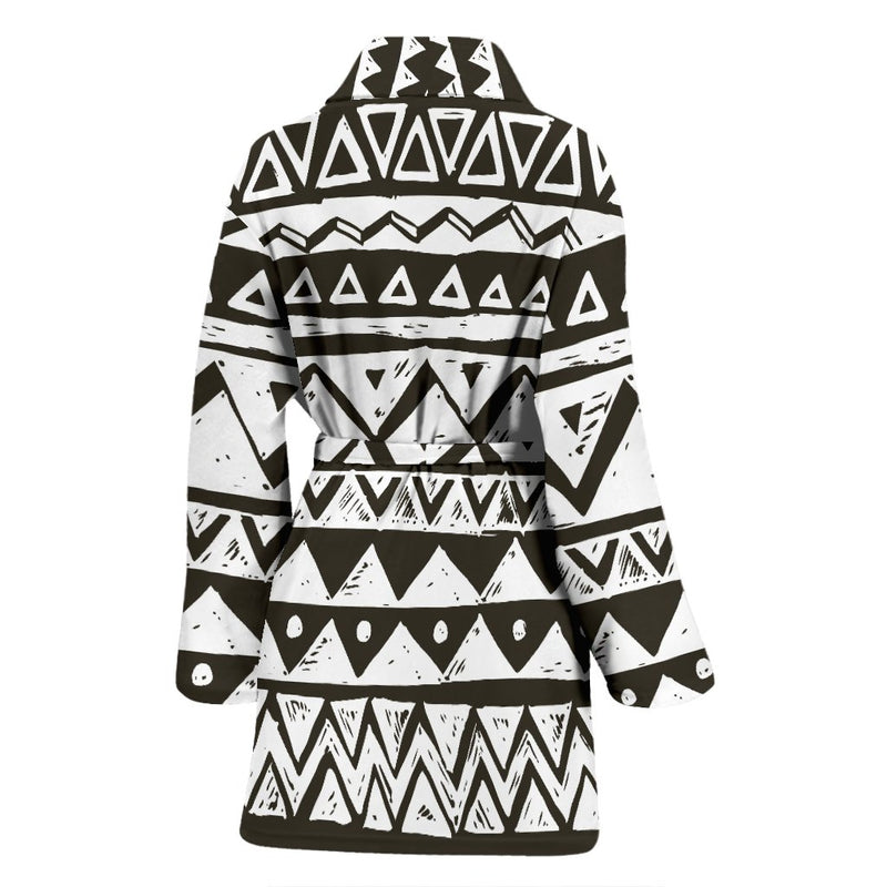 Hand draw Tribal Aztec Women Bath Robe